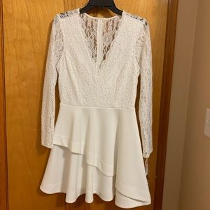 White formal dress